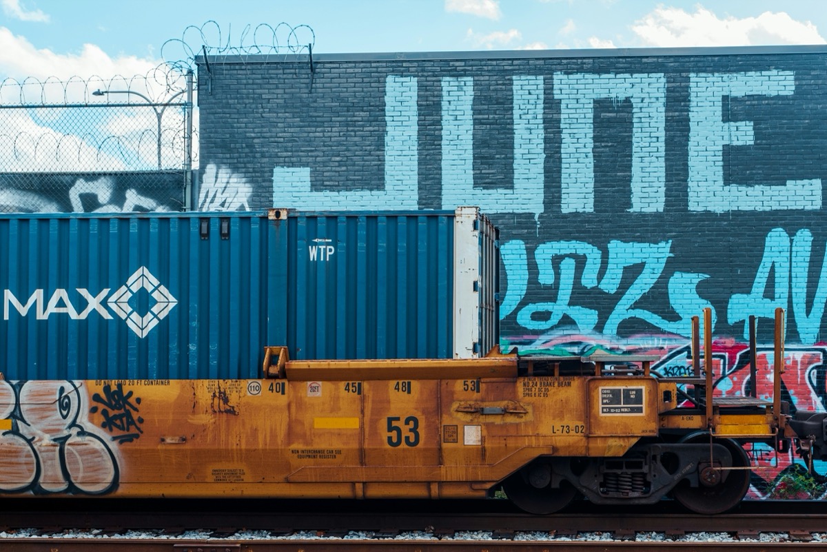 Shipping containers and freight infrastructure for logistics solutions